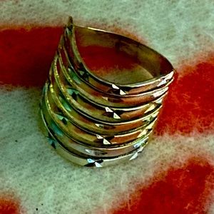 3 color 14k gold ring